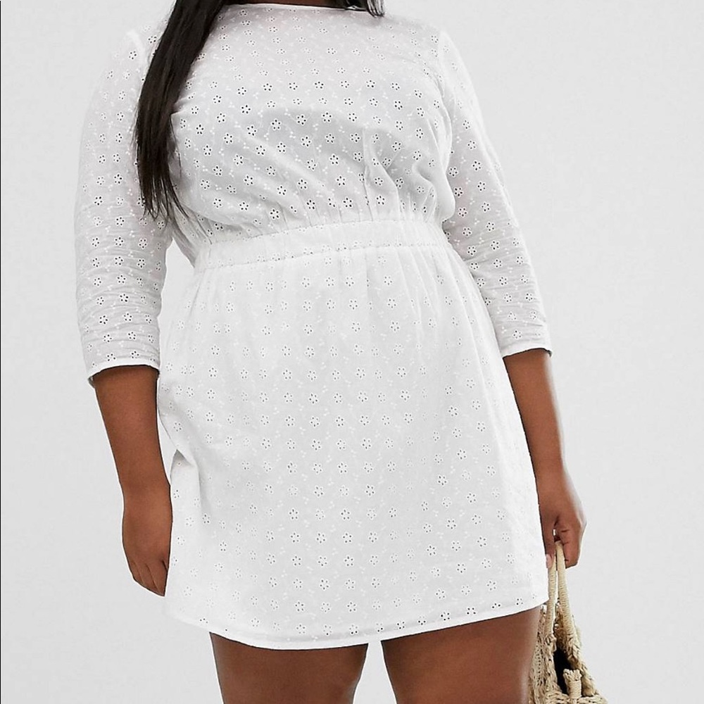 Casual elasticated mini dress
